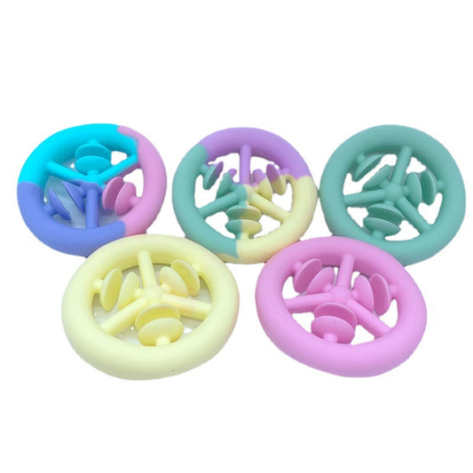 Squeezing Grip Ring Rehabilitation Training Decompression Suction Cup Toy - Silicone Grip