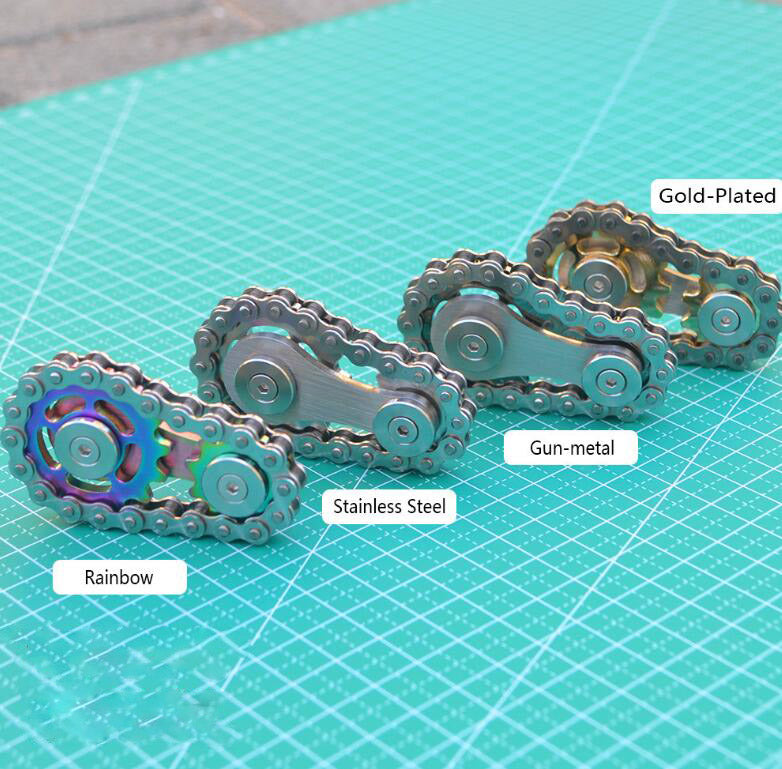 Fingertip Toys Gyro Sprocket Flywheel Fidget Spinner - Perfect Stress Relief and Focus Toy