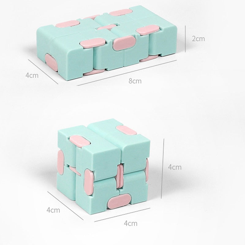 Mini Infinity Cube Toys for Stress Relief and Anxiety Management