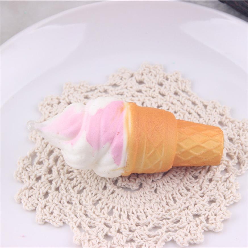 🍦 Antistress Squishy Ice Cream Toys - Fun Stress Relief Keychain for Kids