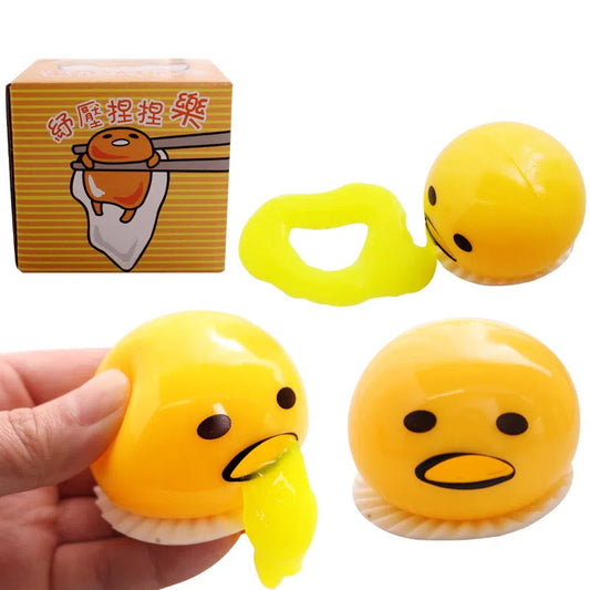 Vomit Egg Yolk Stress Relief Toy - Fun Fidget Ball for Anxiety Relief
