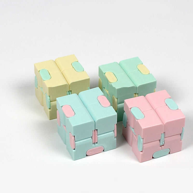 Mini Infinity Cube Toys for Stress Relief and Anxiety Management