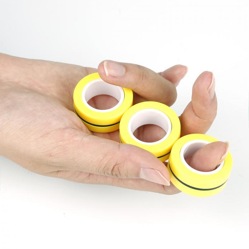Magnet Fidget Spinner Decompression Ring Toy - Stress Relief and Focus Aid