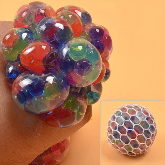 Colorful Grape Ball Antistress Toys - Squishy Squeeze Relief for Kids and Adults