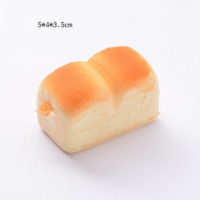 🥖 Squishy Food Simulation Bread, Toast, and Donuts - Stress Relief Toys 🥐