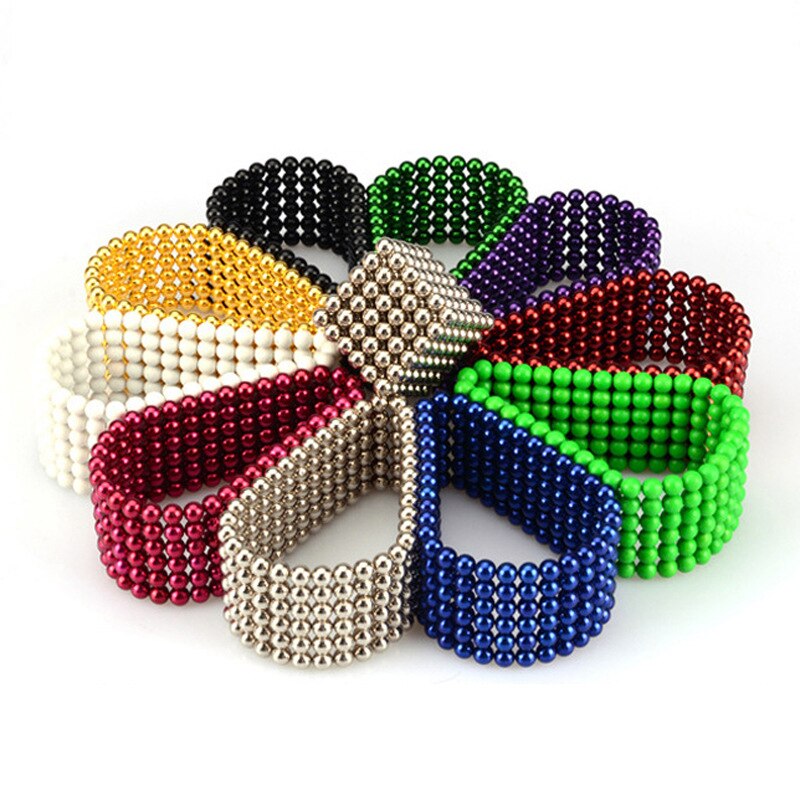 5mm Neodymium Magnet Balls - 216Pcs Colorful Creative Stress Relief Toys