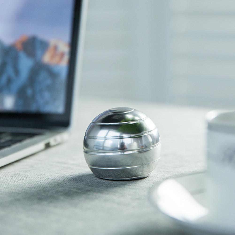 Desktop Decompression Rotating Spherical Gyroscope - Fidget Toy for Stress Relief