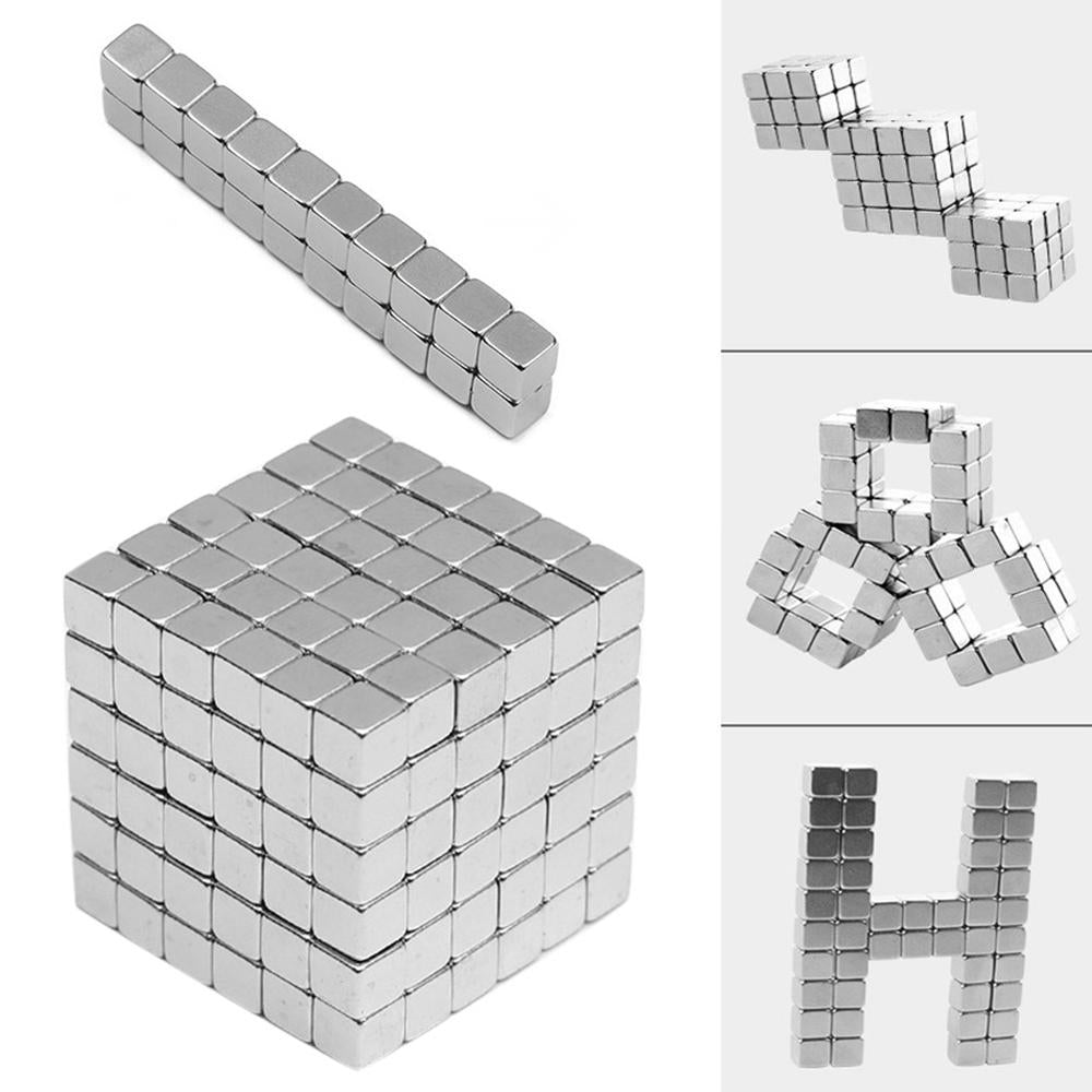 216 Pcs Powerful Rare Earth Neodymium Square Magnets - Educational Toy & Perfect Christmas Gift