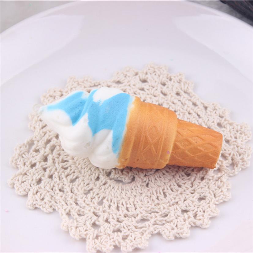 🍦 Antistress Squishy Ice Cream Toys - Fun Stress Relief Keychain for Kids