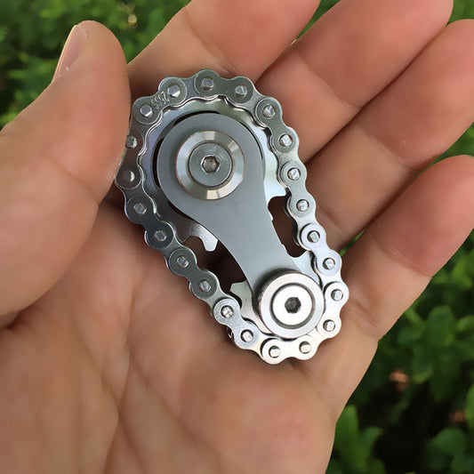 Fingertip Toys Gyro Sprocket Flywheel Fidget Spinner - Perfect Stress Relief and Focus Toy