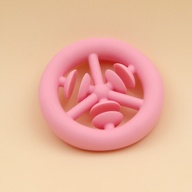 Squeezing Grip Ring Rehabilitation Training Decompression Suction Cup Toy - Silicone Grip