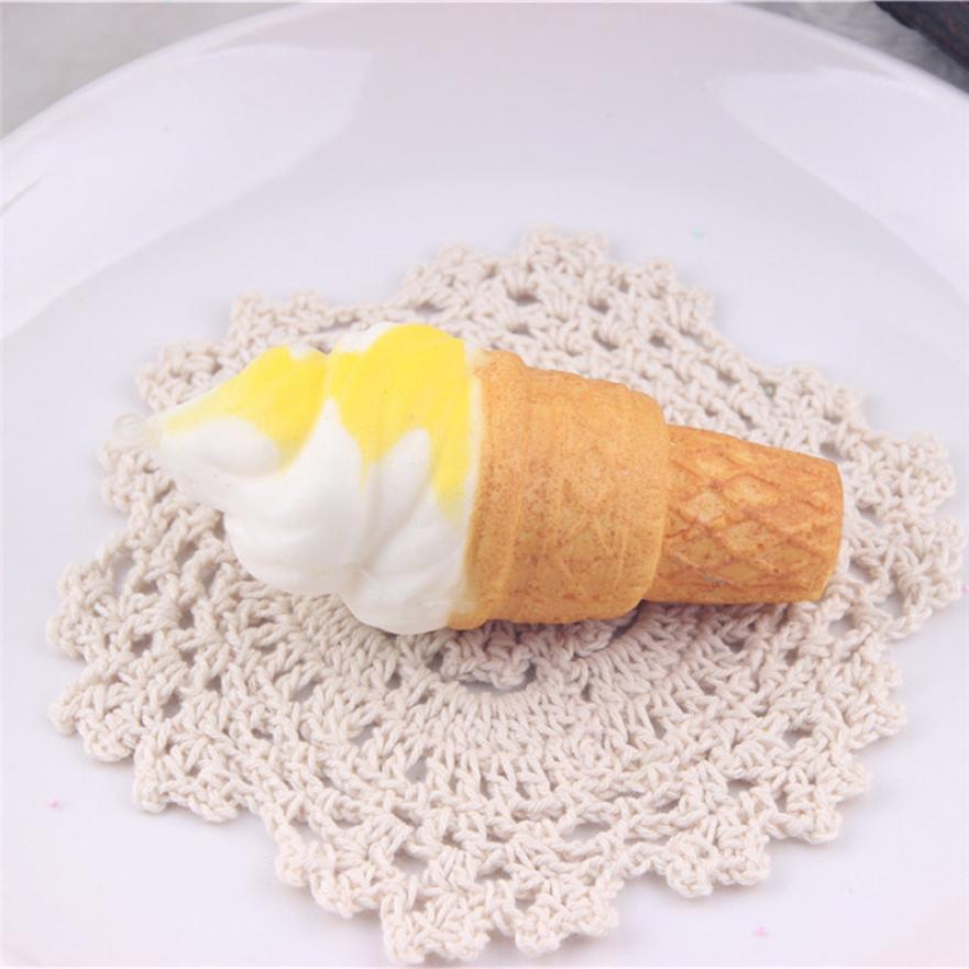 🍦 Antistress Squishy Ice Cream Toys - Fun Stress Relief Keychain for Kids