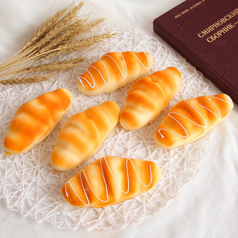 🥖 Squishy Food Simulation Bread, Toast, and Donuts - Stress Relief Toys 🥐
