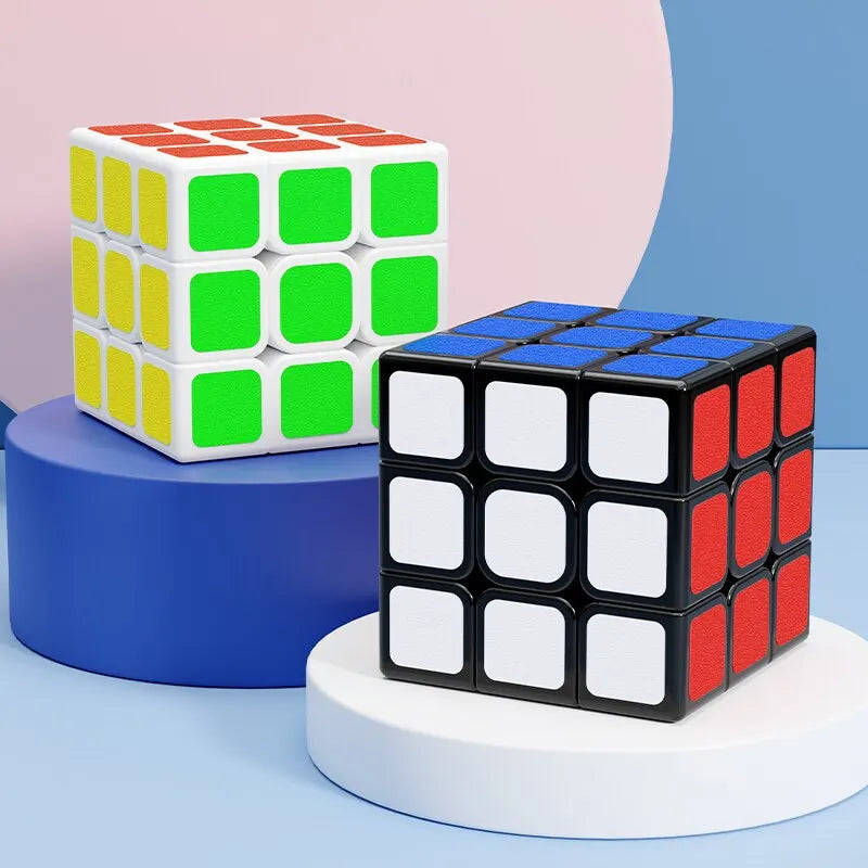 Magic Cube 3x3 Frosted Texture Sticker Puzzle - Educational and Competition Ready