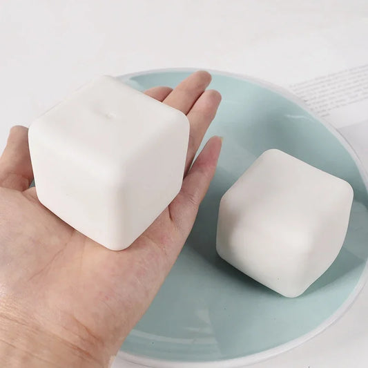 Cute Tofu Stress Balls - Sensory Toys for Stress Relief