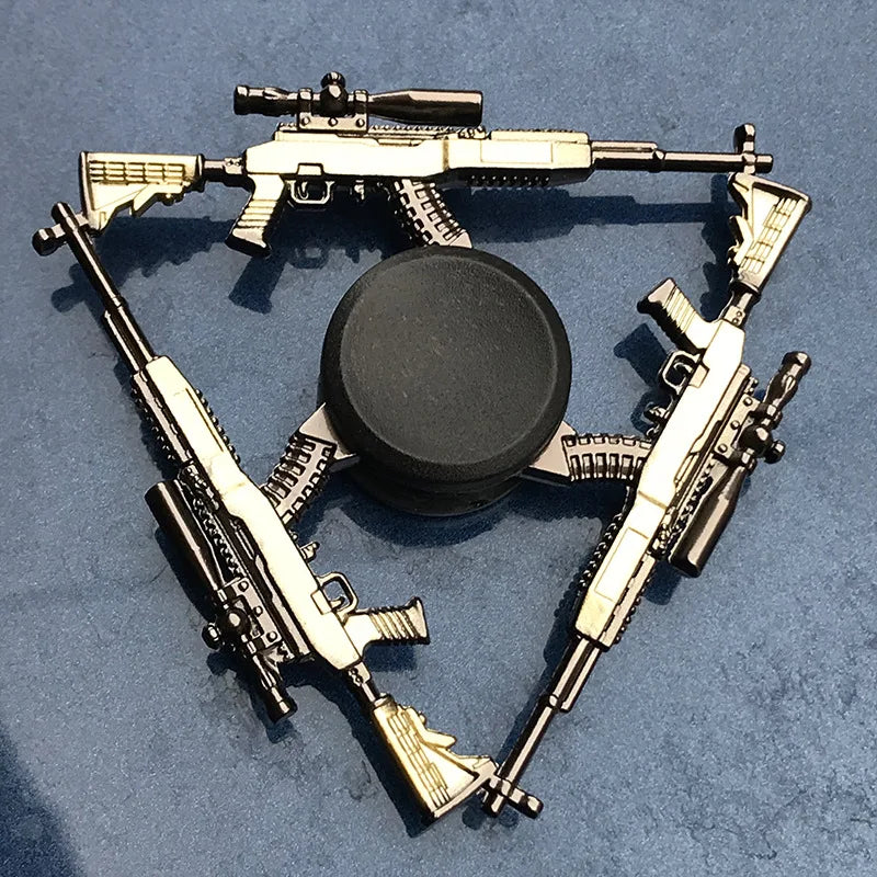 PUBG AWM M4A1 Hand Spinner - Zinc Alloy Metal Fidget Spinner