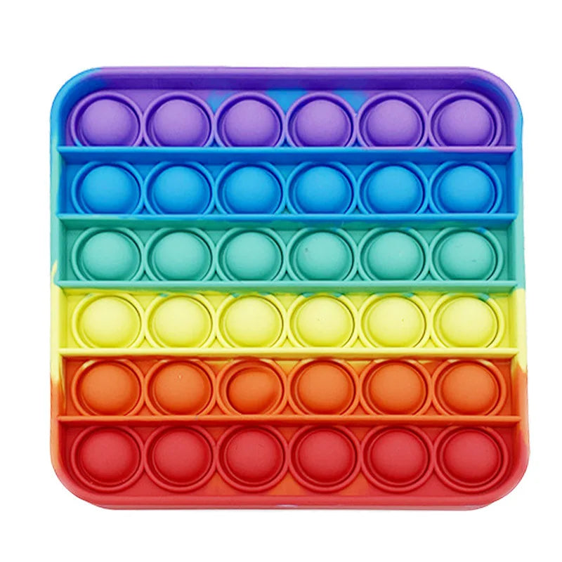 Sensory Toys Rainbow Dinosaur Fidget Toys - Stress Reliever for Kids
