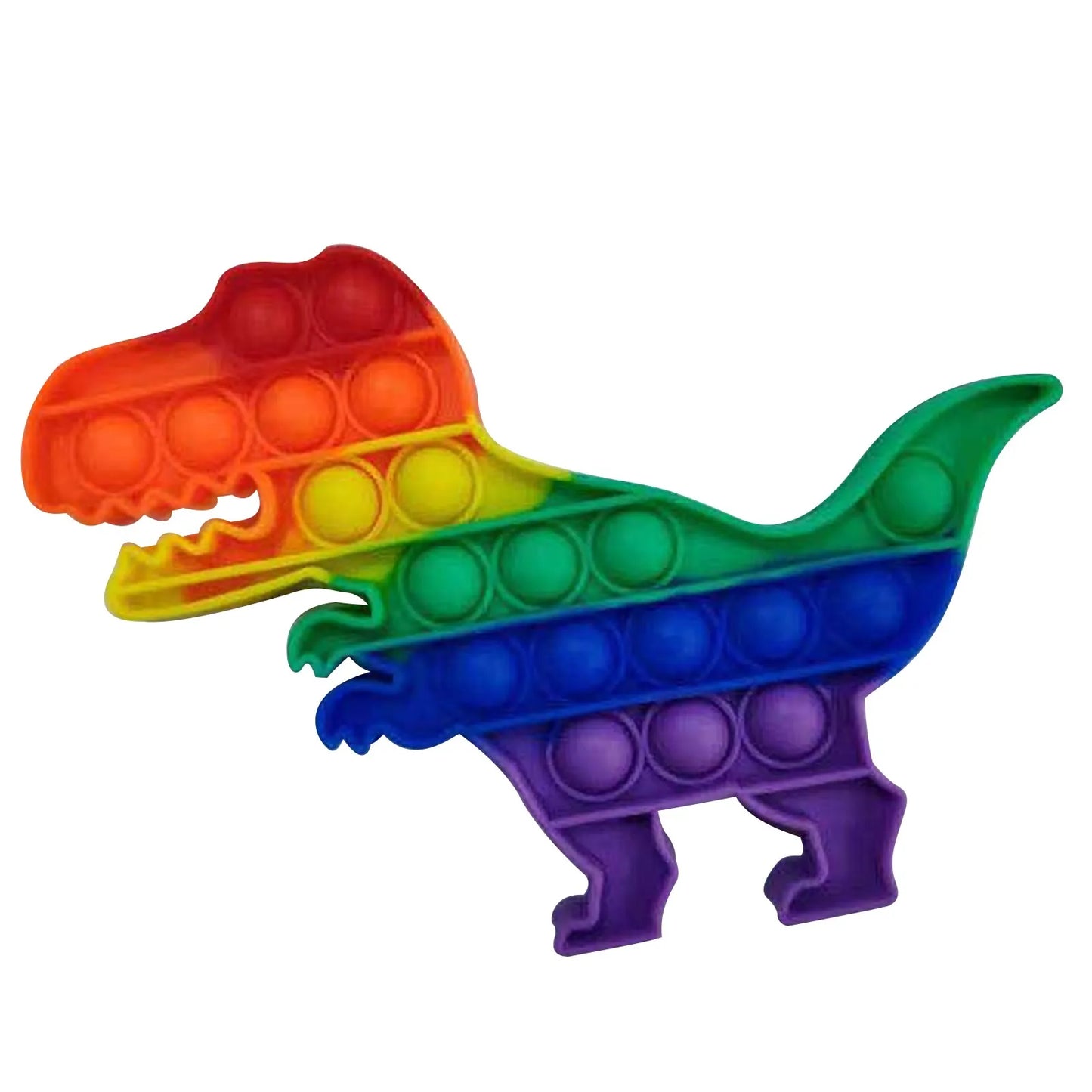 Sensory Toys Rainbow Dinosaur Fidget Toys - Stress Reliever for Kids