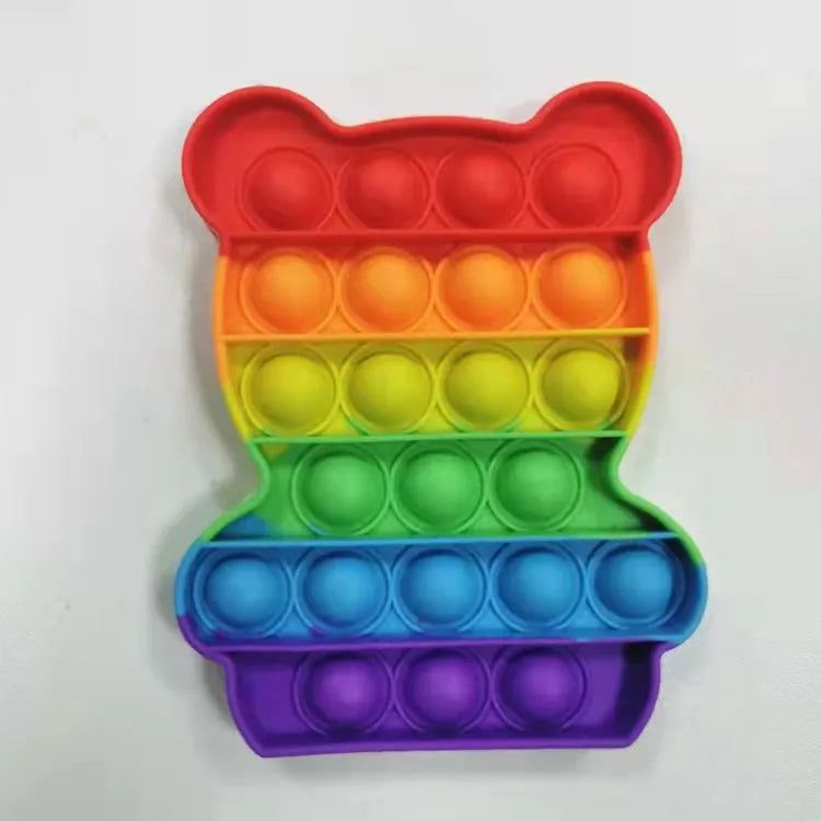 Sensory Toys Rainbow Dinosaur Fidget Toys - Stress Reliever for Kids