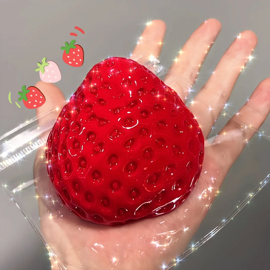 Strawberry Pinch Toy - Relaxed Fingertip Stress Relief Toy for Kids and Adults