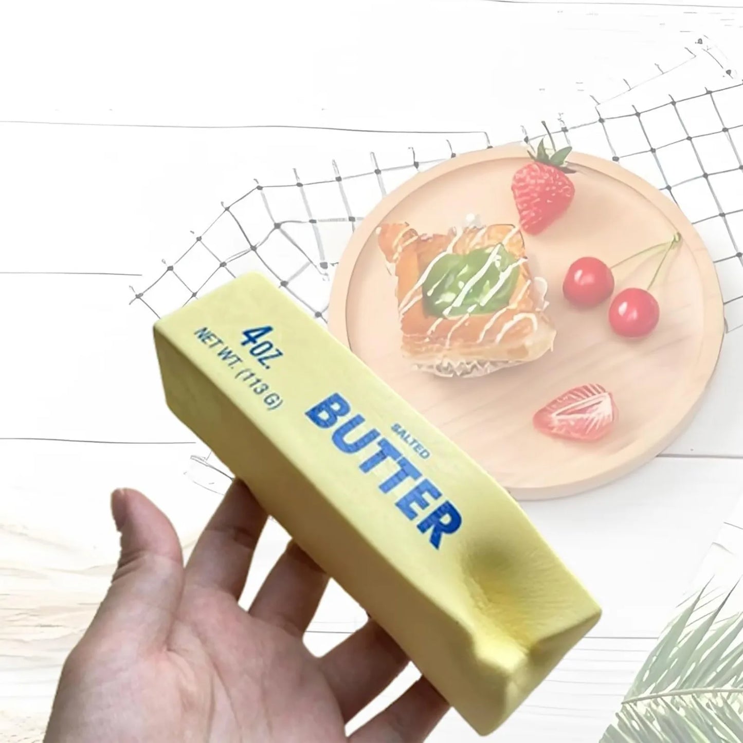 🧈 Butter Stick Pinching Decompression Toys - Silicone Squeeze Stress Relief Toy