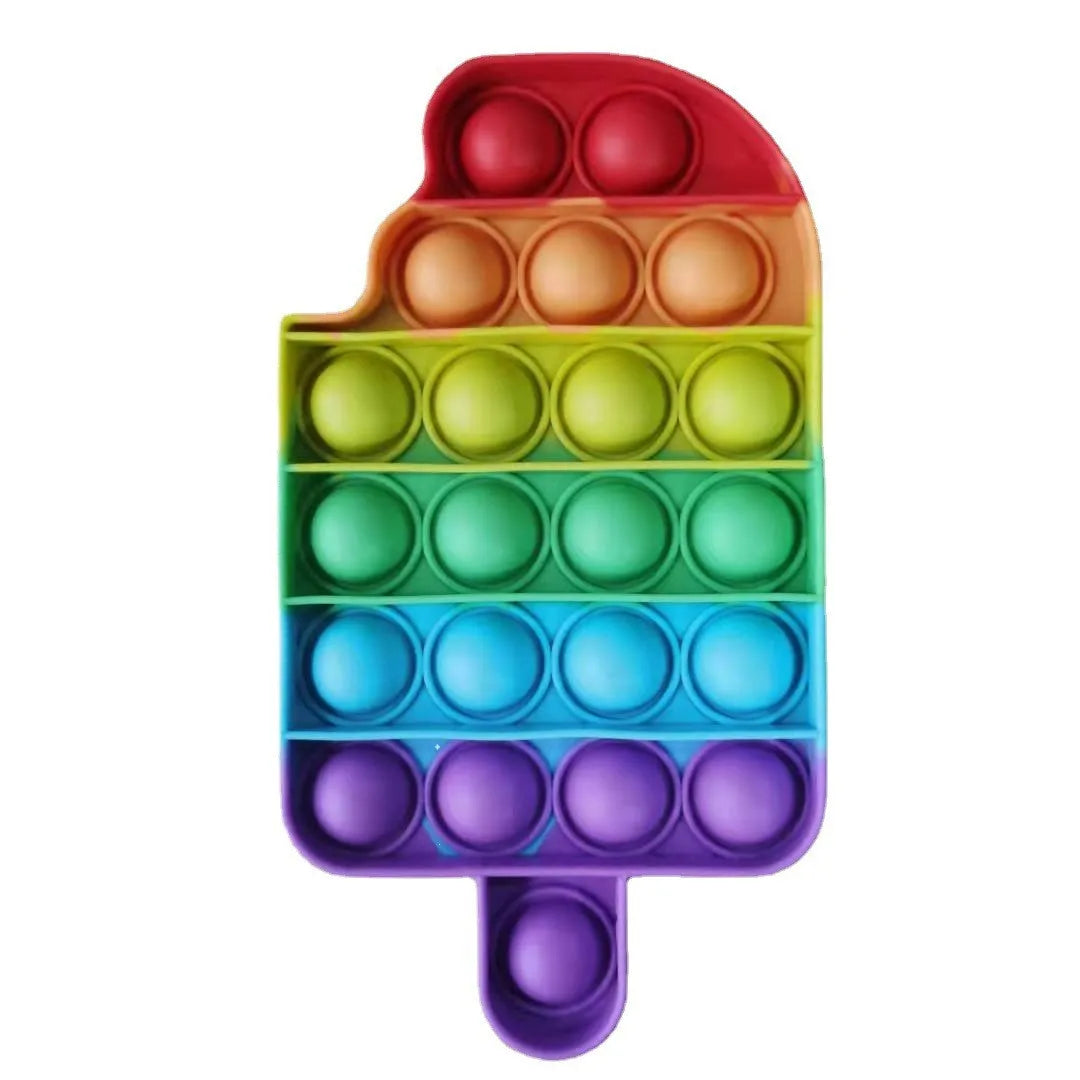 Sensory Toys Rainbow Dinosaur Fidget Toys - Stress Reliever for Kids