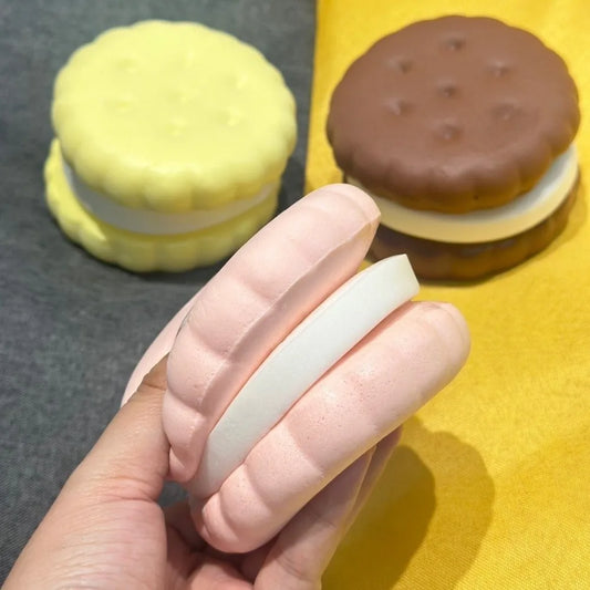 Squishy Simulated Cake Squeeze Toy - Stress Relief for All Ages