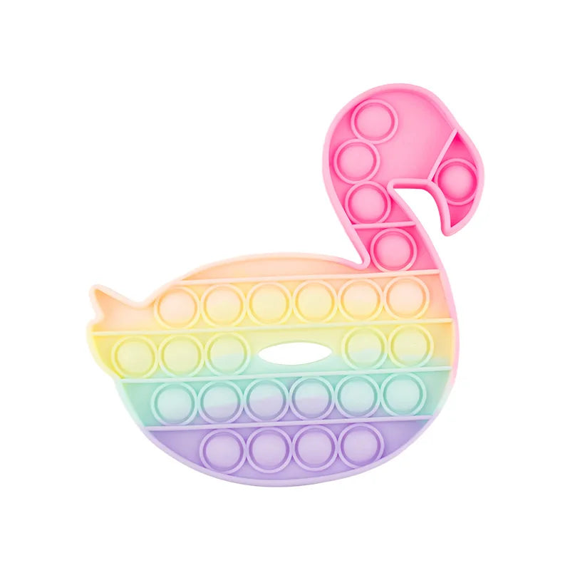 Sensory Toys Rainbow Dinosaur Fidget Toys - Stress Reliever for Kids