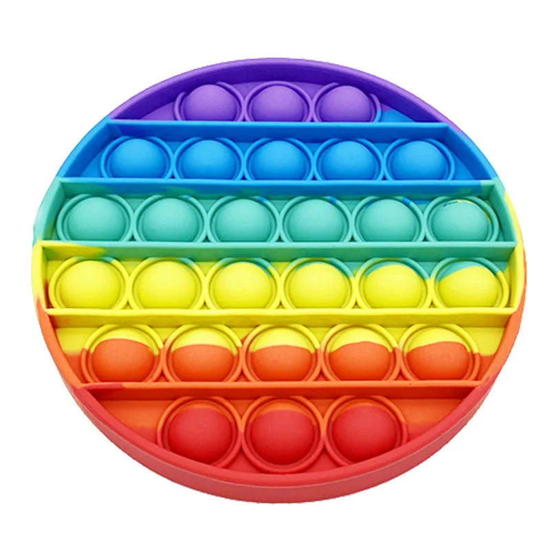 Sensory Toys Rainbow Dinosaur Fidget Toys - Stress Reliever for Kids