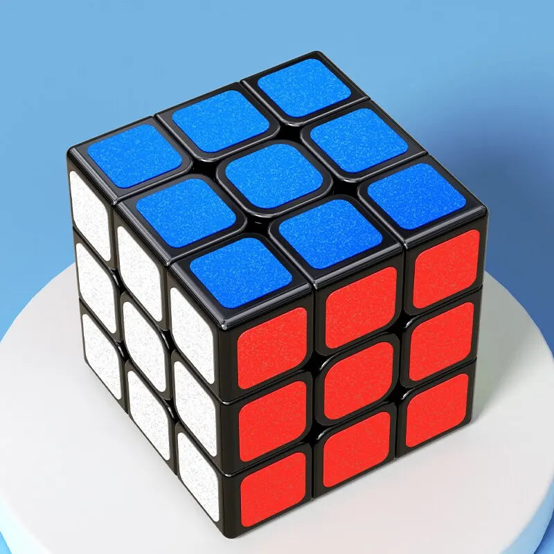 Magic Cube 3x3 Frosted Texture Sticker Puzzle - Educational and Competition Ready