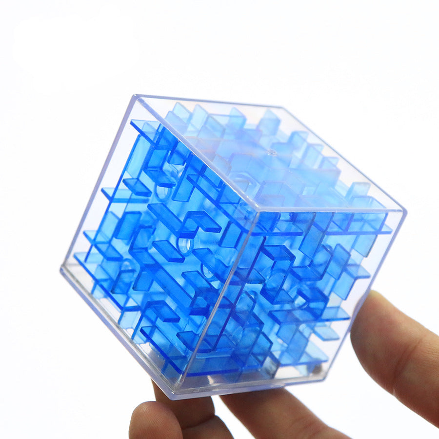 3D Cube Puzzle Maze Toy - Fun Brain Game Challenge for Kids