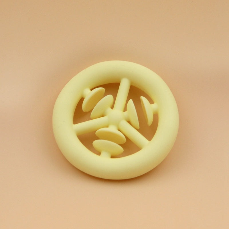 Squeezing Grip Ring Rehabilitation Training Decompression Suction Cup Toy - Silicone Grip