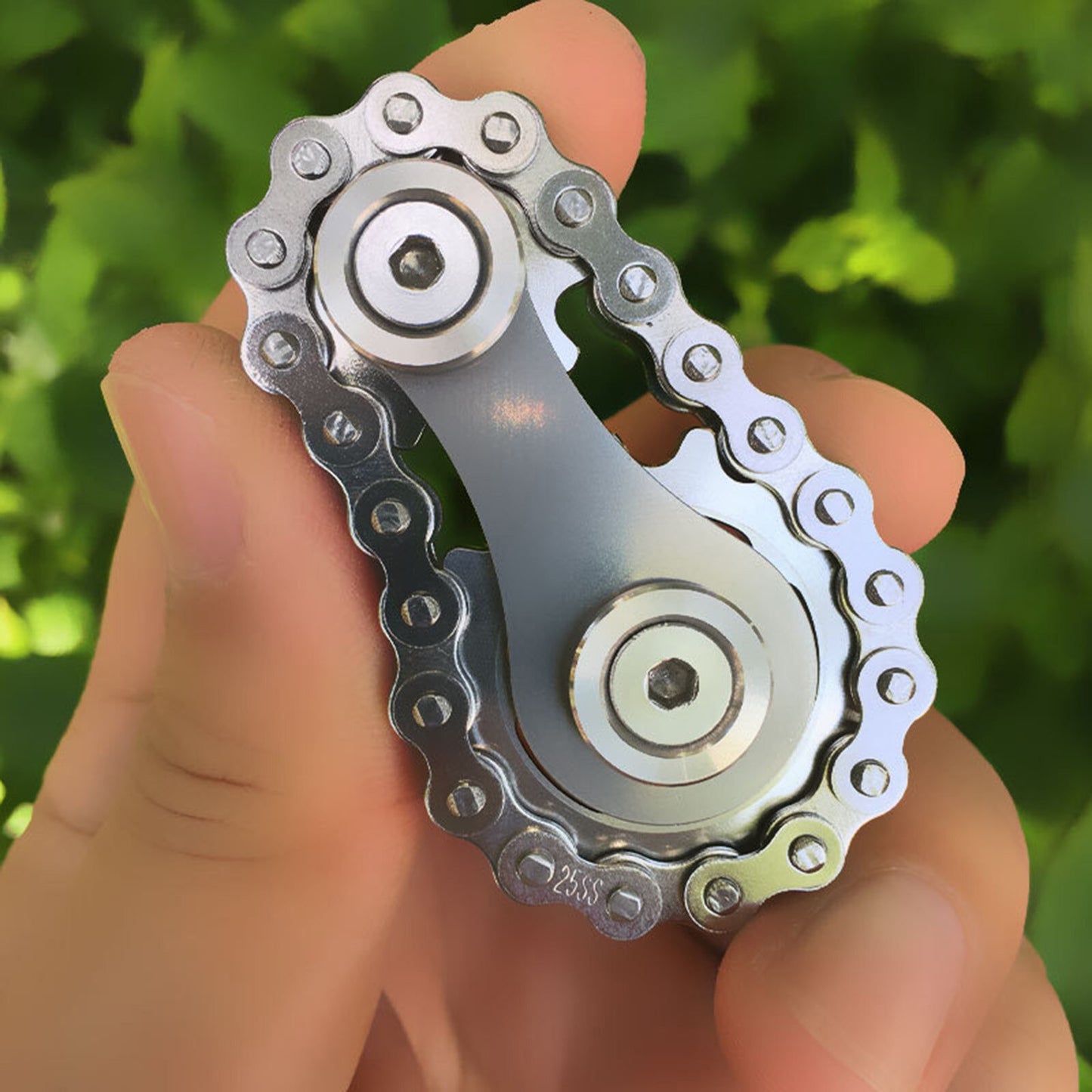 Fingertip Toys Gyro Sprocket Flywheel Fidget Spinner - Perfect Stress Relief and Focus Toy