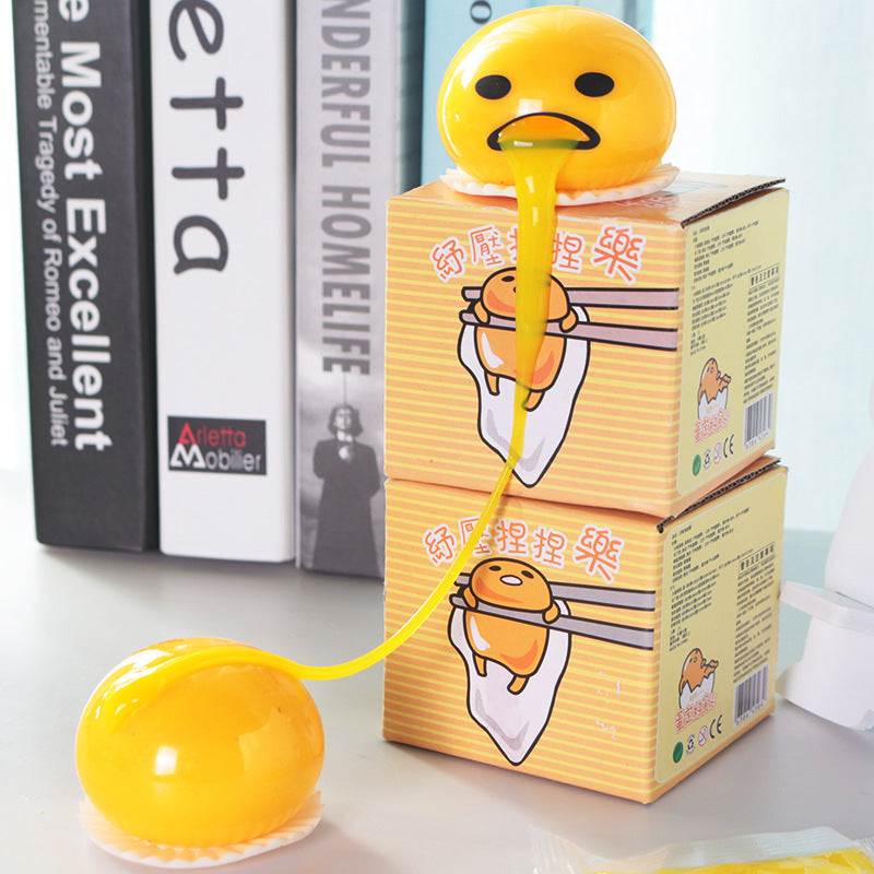 Vomit Egg Yolk Stress Relief Toy - Fun Fidget Ball for Anxiety Relief