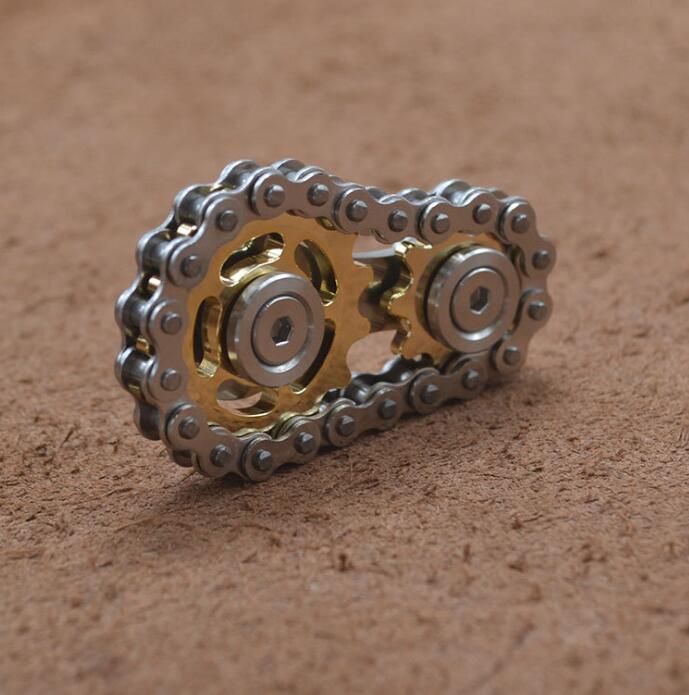 Fingertip Toys Gyro Sprocket Flywheel Fidget Spinner - Perfect Stress Relief and Focus Toy