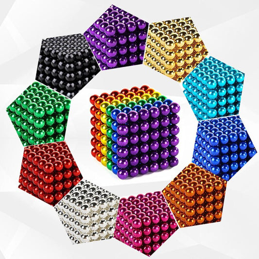 5mm Neodymium Magnet Balls - 216Pcs Colorful Creative Stress Relief Toys