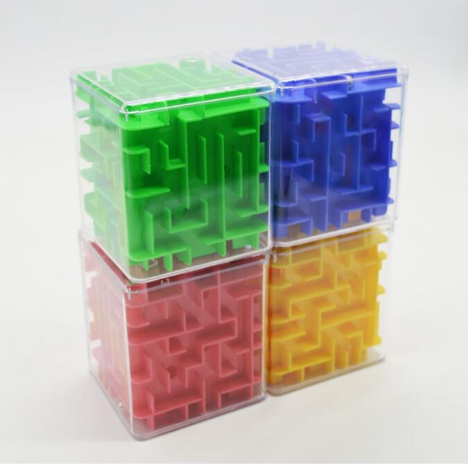3D Cube Puzzle Maze Toy - Fun Brain Game Challenge for Kids