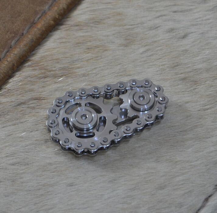 Fingertip Toys Gyro Sprocket Flywheel Fidget Spinner - Perfect Stress Relief and Focus Toy