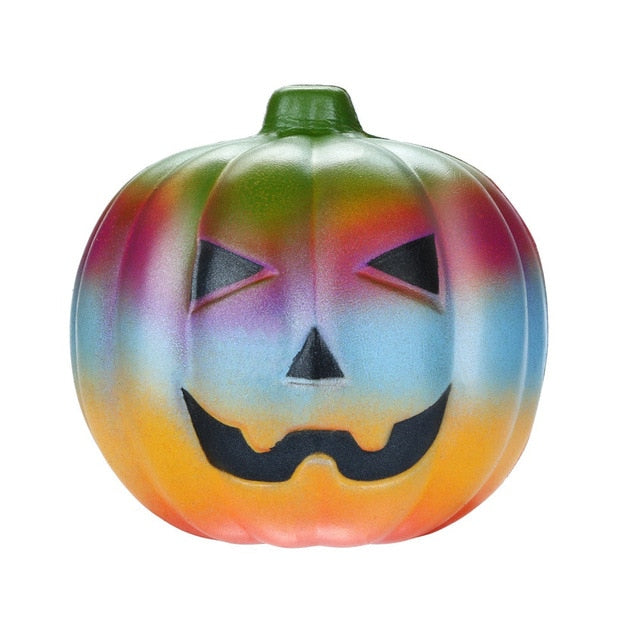 Rainbow Pumpkin Slow Rising Scented Stress Relief Toy - Perfect for Halloween