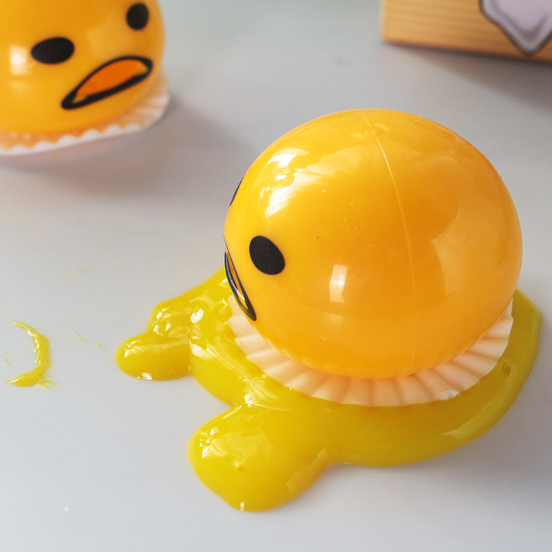 Vomit Egg Yolk Stress Relief Toy - Fun Fidget Ball for Anxiety Relief