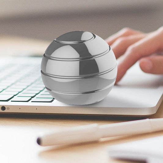 Desktop Decompression Rotating Spherical Gyroscope - Fidget Toy for Stress Relief