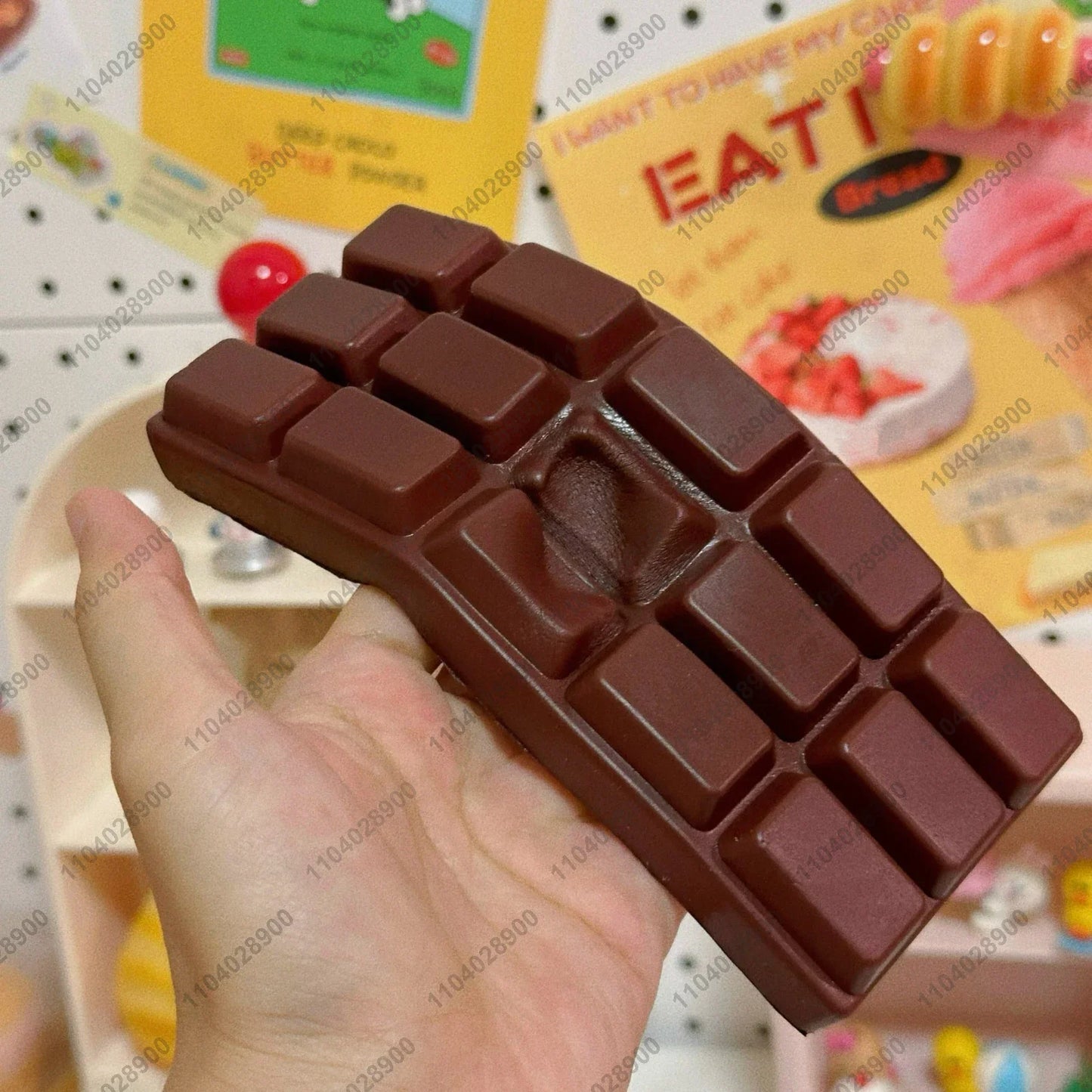 Chocolate Bar Squishy Slow Rising Stress Relief Toy