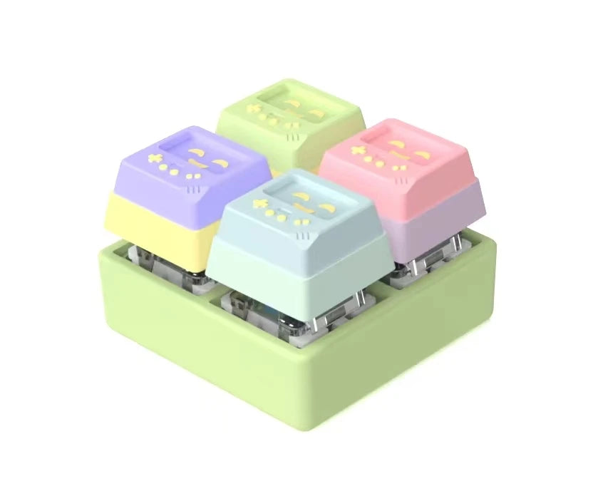 4 Keys Finger Button Anti-stress Mechanical Keyboard Keycaps