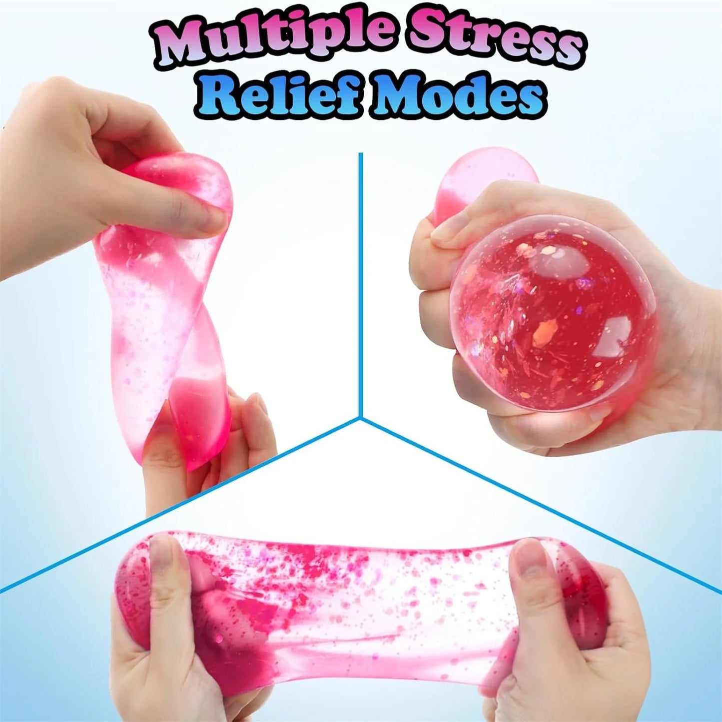 Ice Squishy Drop Malt Sugar Balls Fidget Stress Toy