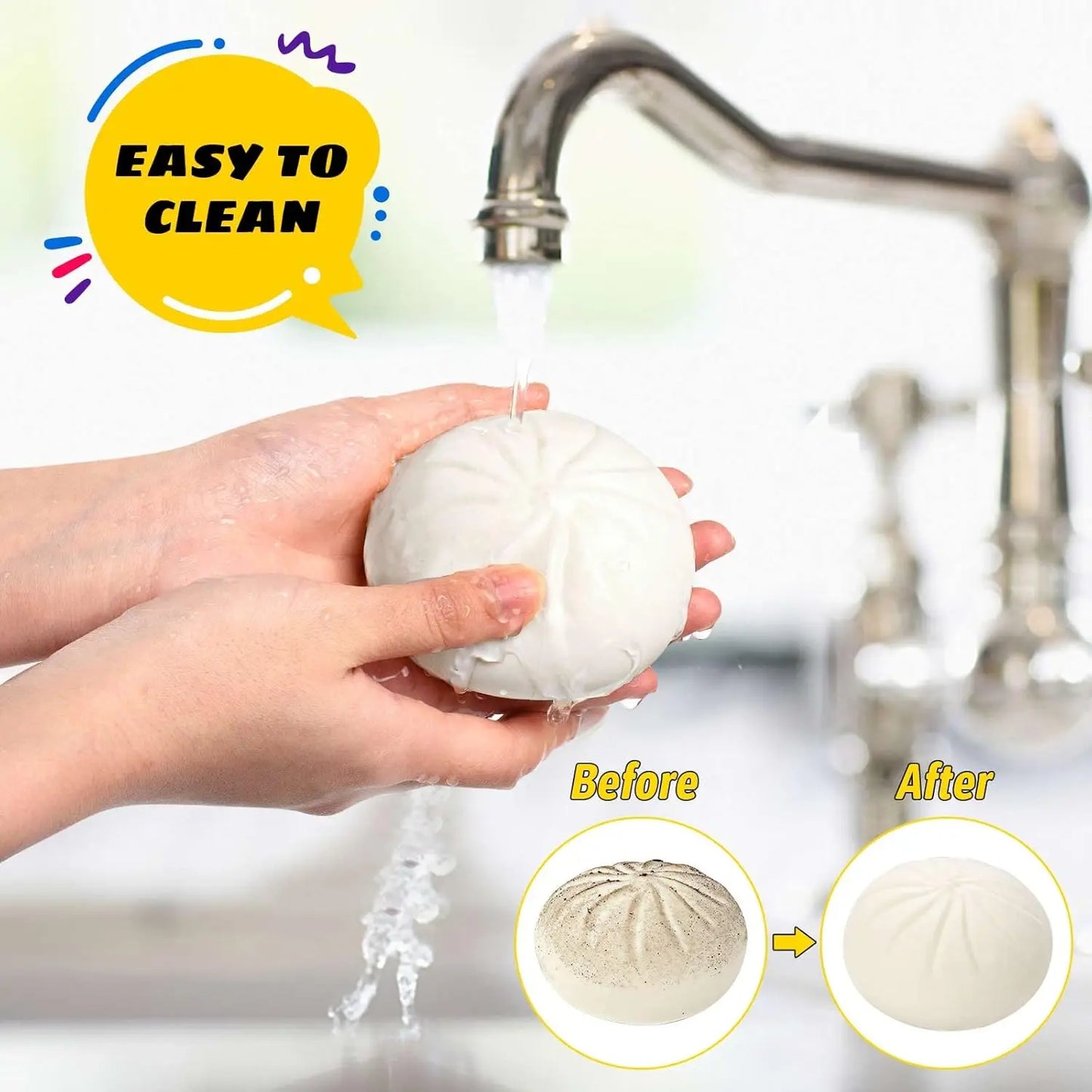 Colorful Dumpling Squishy Stress Balls