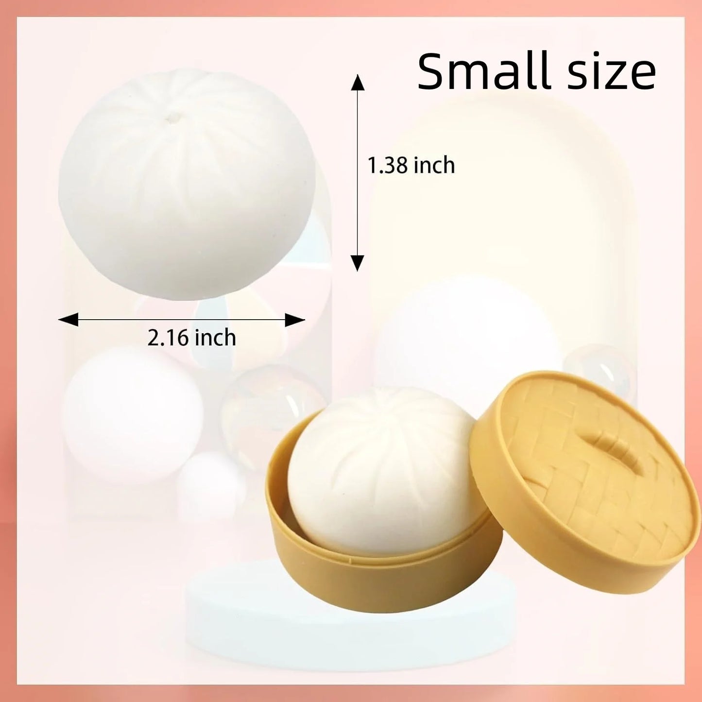 Colorful Dumpling Squishy Stress Balls