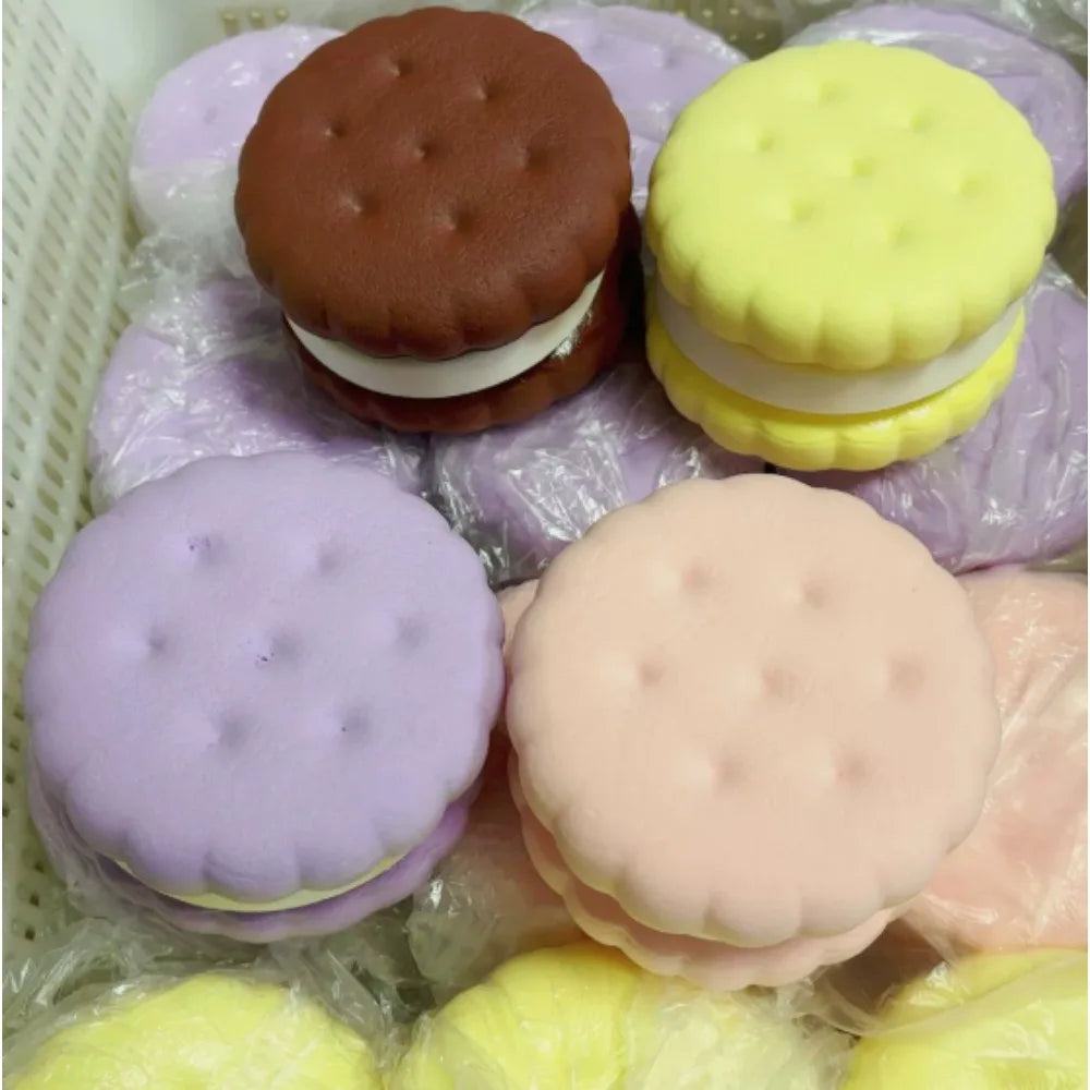 Squishy Simulated Cake Squeeze Toy - Stress Relief for All Ages