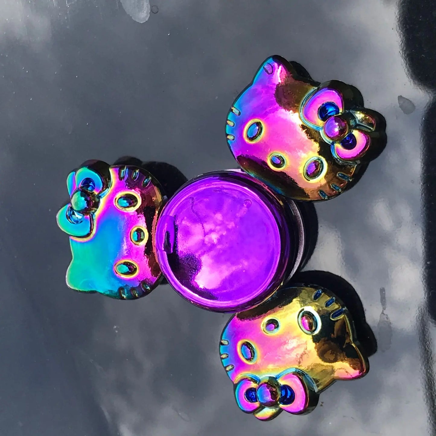 Rainbow Fidget Metal Spinner - High Speed Colorful Hand Spinner for Stress Relief