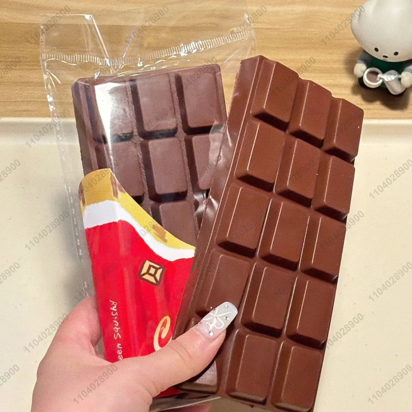 Chocolate Bar Squishy Slow Rising Stress Relief Toy