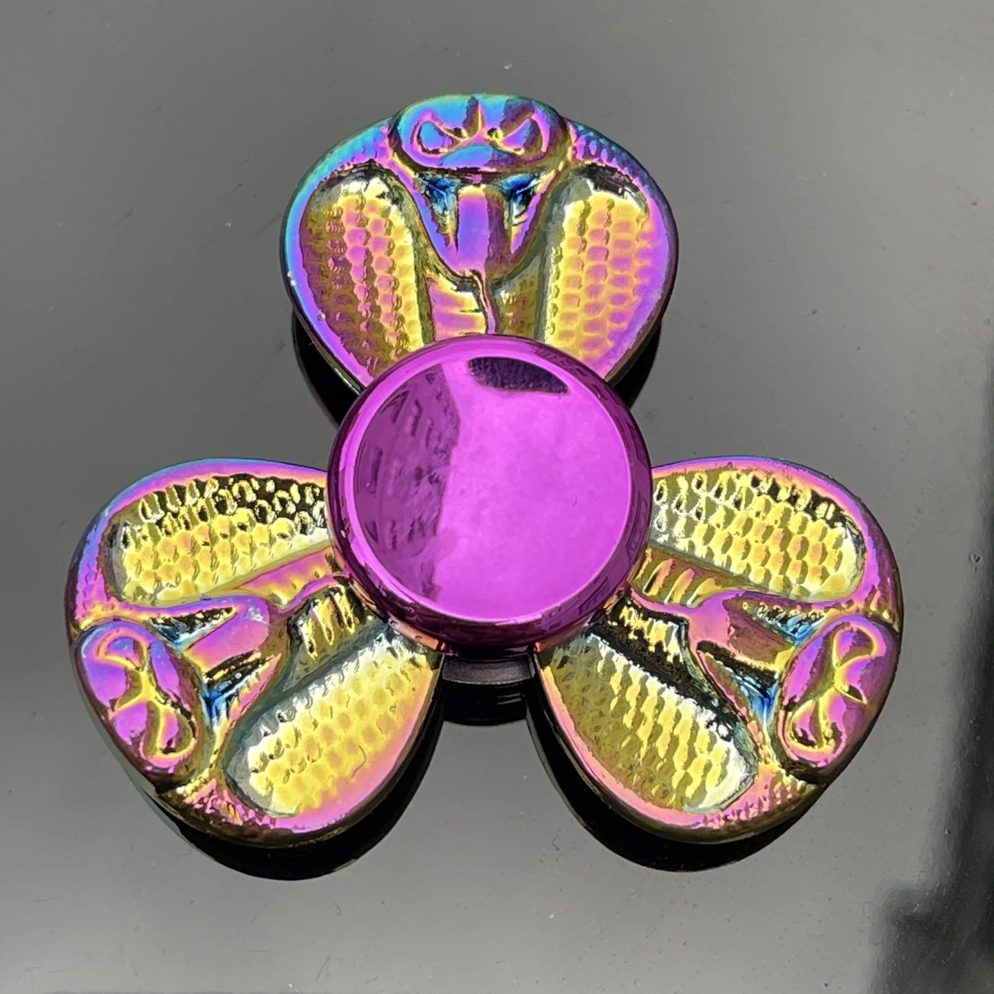Rainbow Fidget Metal Spinner - High Speed Colorful Hand Spinner for Stress Relief